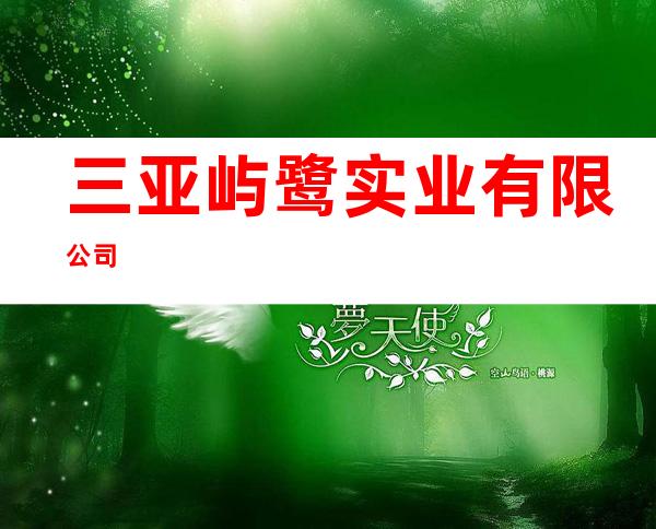 三亚屿鹭实业有限公司