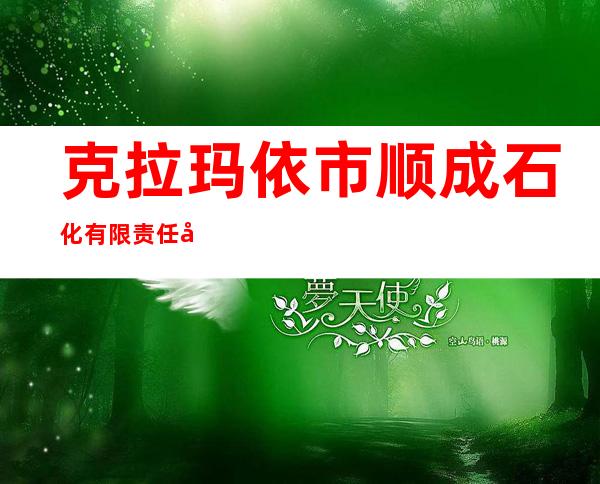 克拉玛依市顺成石化有限责任公司