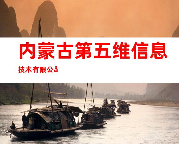 内蒙古第五维信息技术有限公司
