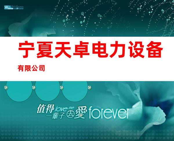宁夏天卓电力设备有限公司