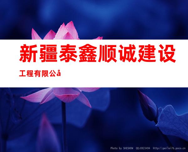 新疆泰鑫顺诚建设工程有限公司