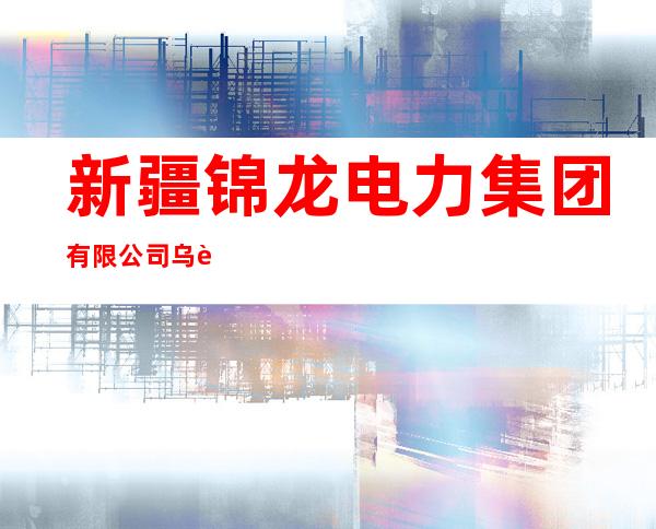新疆锦龙电力集团有限公司乌苏车排子农电分公司