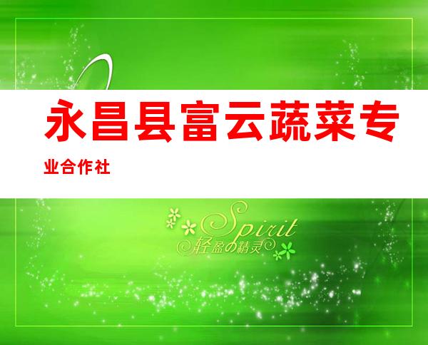 永昌县富云蔬菜专业合作社
