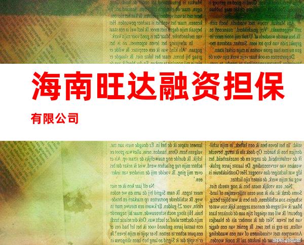海南旺达融资担保有限公司
