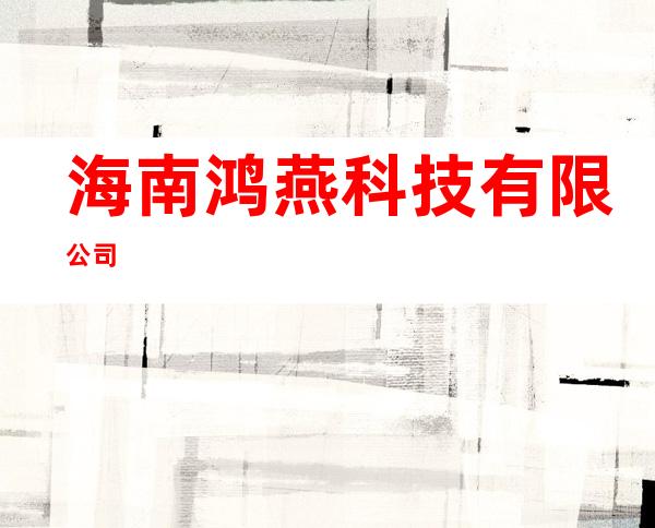 海南鸿燕科技有限公司