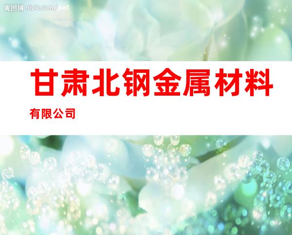 甘肃北钢金属材料有限公司