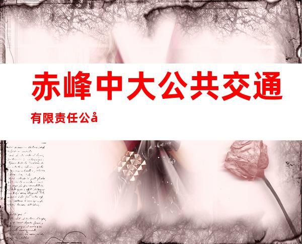 赤峰中大公共交通有限责任公司