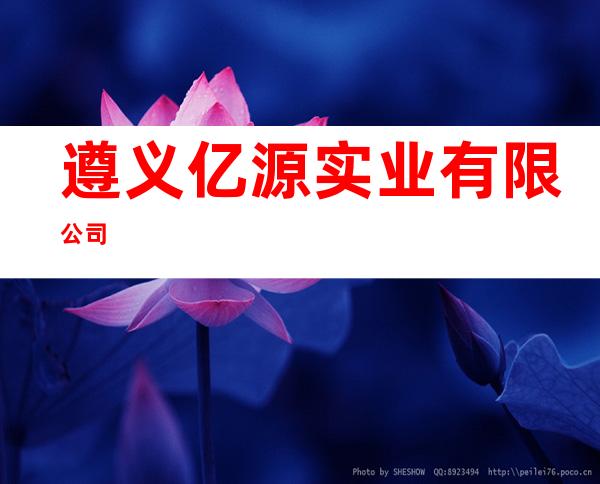 遵义亿源实业有限公司