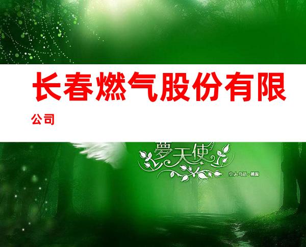 长春燃气股份有限公司