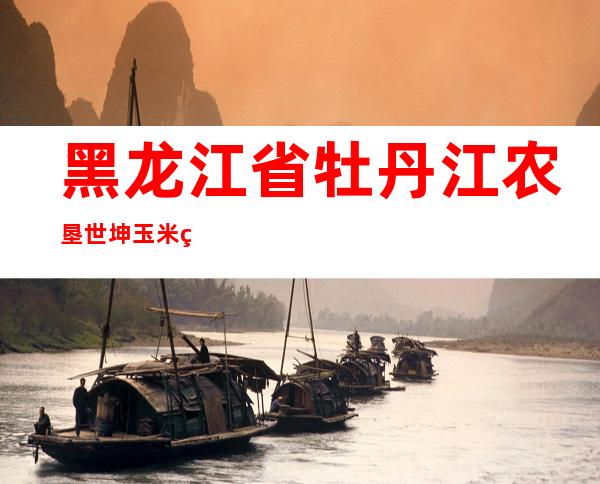 黑龙江省牡丹江农垦世坤玉米种植专业合作社